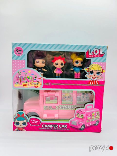 Oyun dəsti L.O.L. Surprise Camper Car, plastik, çəhrayı, 3 yaş — Bakı