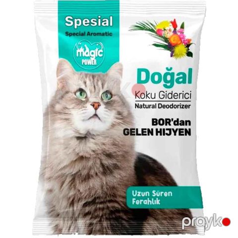 Hopdurucu doldurucu pişiklər üçün Special Magic Power Koku Giderici 25 qr — Bakı