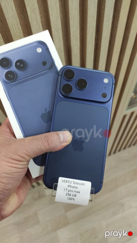 Apple iPhone 17 Pro Max Deep Blue 256GB/12GB — Bakı