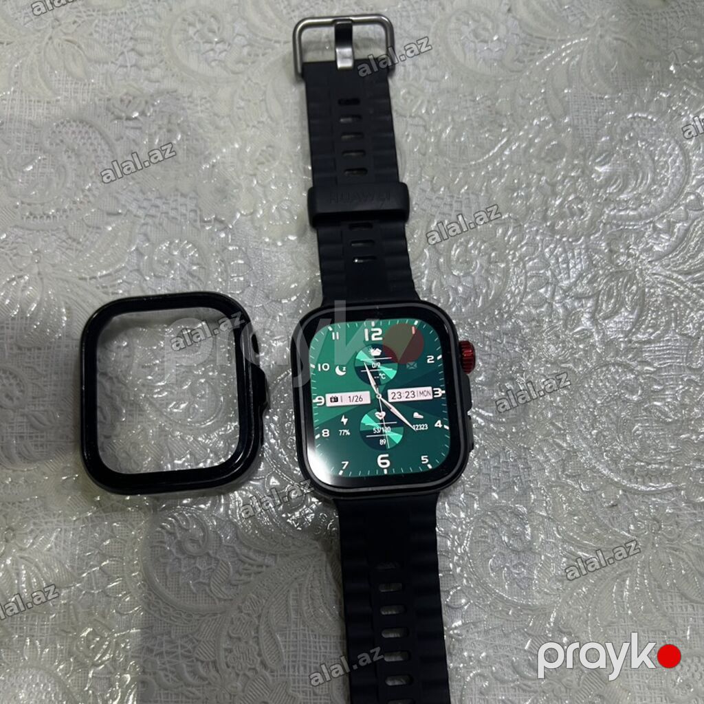 İşlənmiş, Smart saat, Huawei, Sensor ekran, rəng - Qara — Elektronika, Mingəçevir (2)