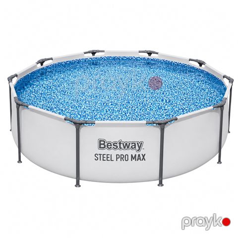 Karkaslı hovuz Bestway 56406, dairə, boz, 4678 l, 305x76 sm — Bakı