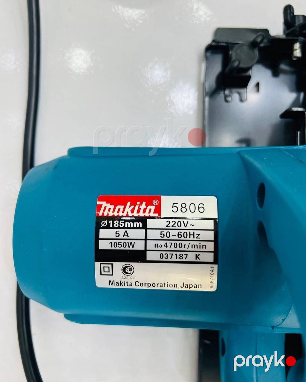 Makita 5806 dairəvi mişar - Disk ölçüsü: 185 mm (7") - Güc: 1050 W — Testerler və labirintlər, Digah (5)