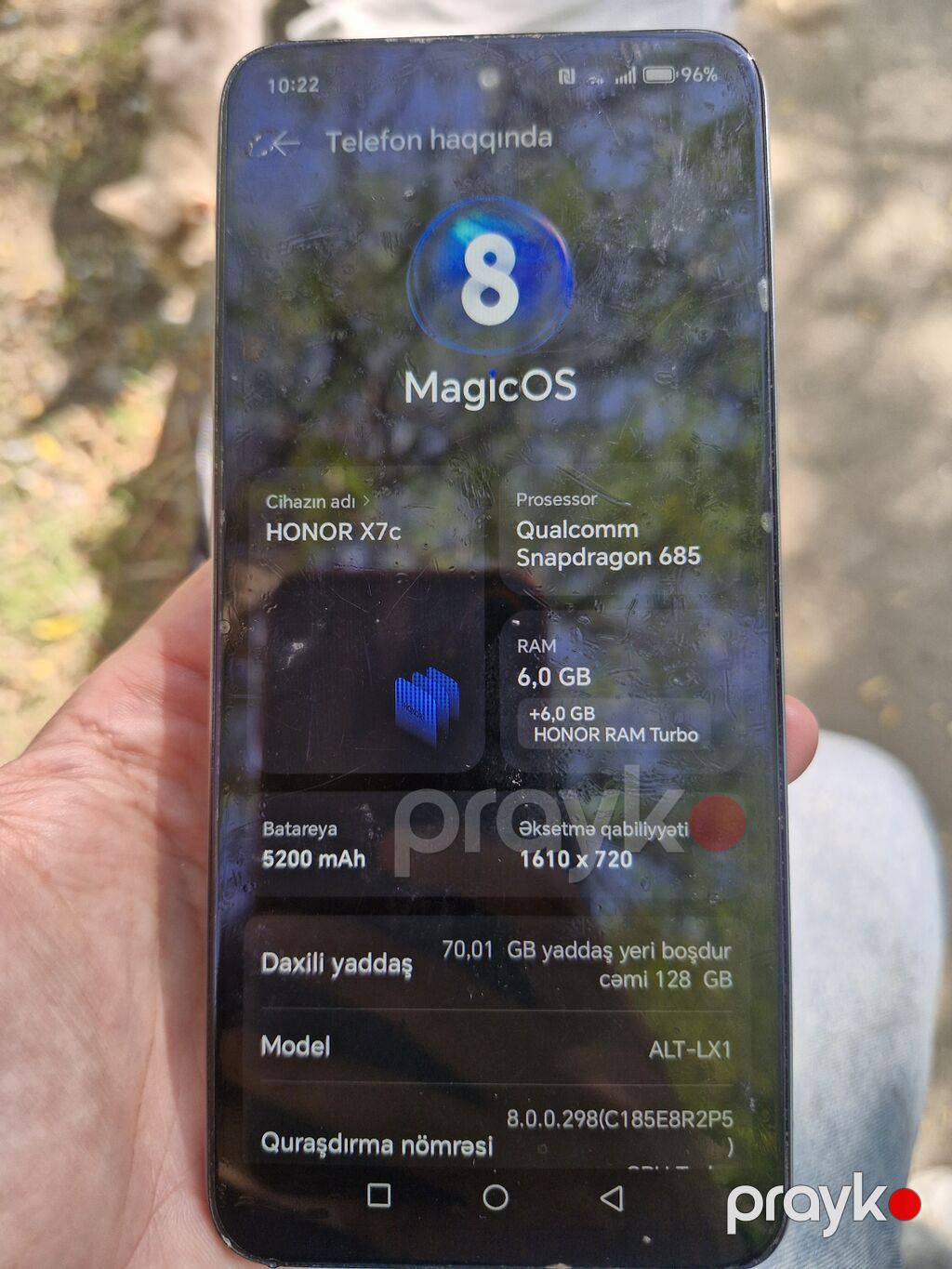 Honor X7c, 128 GB, rəng - Yaşıl — Honor, Digah (4)