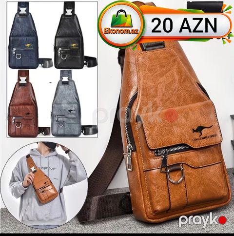 Kişi üçün çarpaz çanta / Sling çanta — Bakı