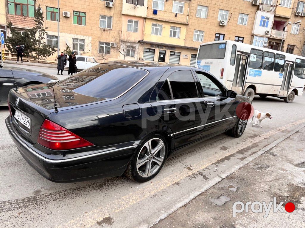 Mercedes S 320, 3.2 L, 2001 il, 350 000 km — Avtomobillər, Bakı (3)