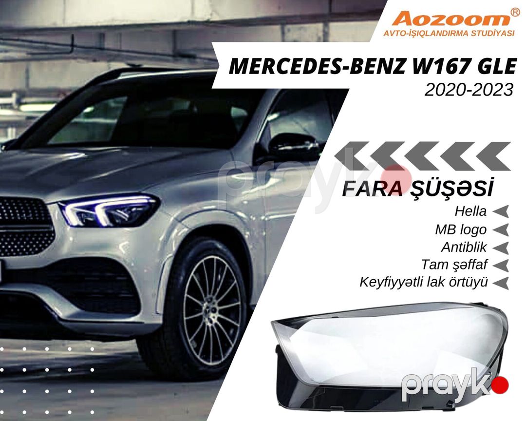 Mercedes-Benz fara şüşələri — Ehtiyat hissələri və aksesuarlar, Bakı (5)