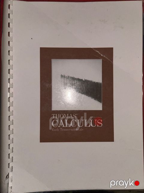 Thomas Calculus kitabı — Bakı