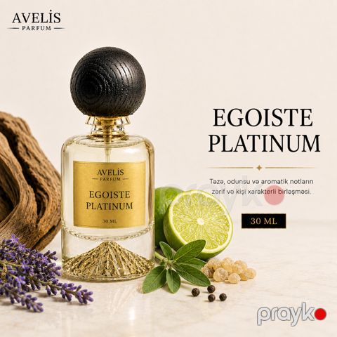 Avelis Parfum Egoiste Platinum kişilər üçün ətir suyu, 30 ml — Bakı