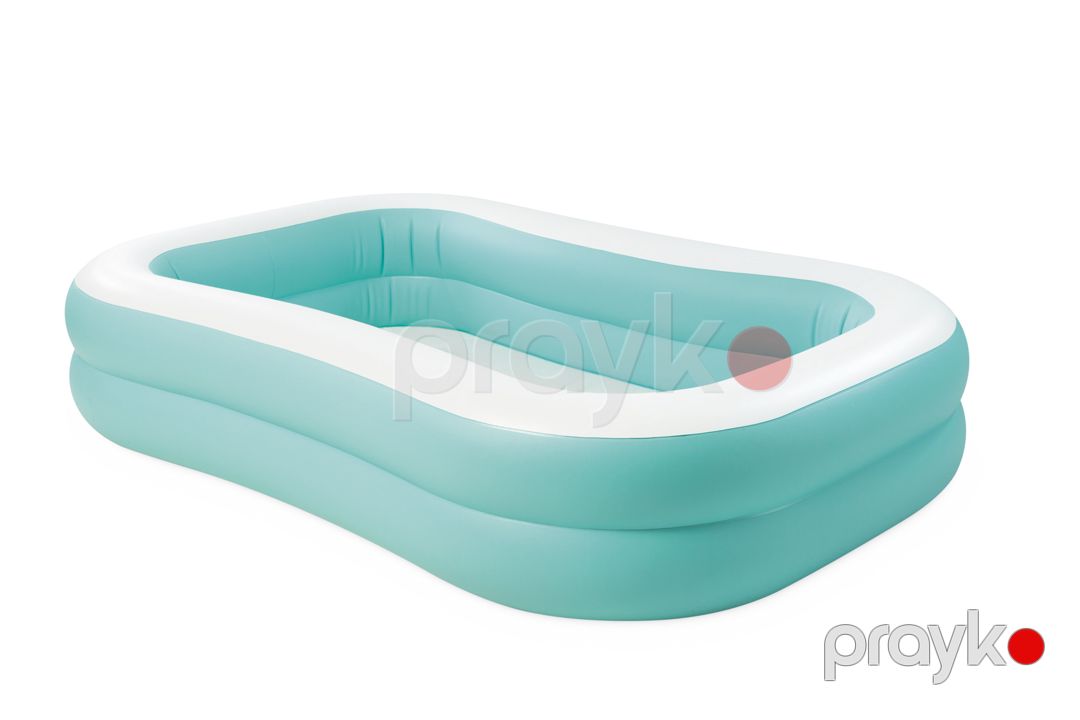Uşaqlar üçün şişmə hovuz İntex, TECH_57181_24, düzbucaq, 229x152x46 sm, 600 l, firuzəyi — Hovuzlar, Bakı (2)