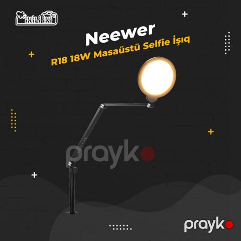 Masaüstü selfie işığı Neewer R18 18W — Bakı