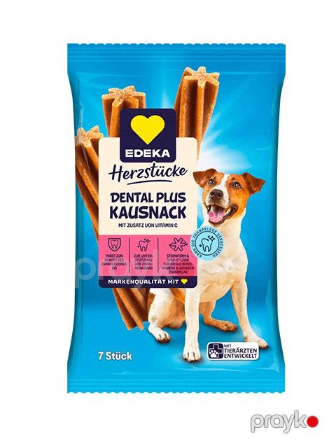 İtlər üçün məzə Edeka Herzstücke Dental Plus Kausnack, 7 əd — Bakı