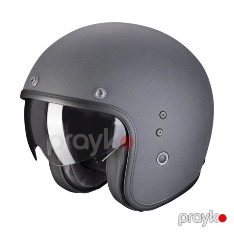 Motosiklet dəbilqəsi Scorpion Belfast Evo Graphite Dark grey, ölçü XL, boz — Bakı