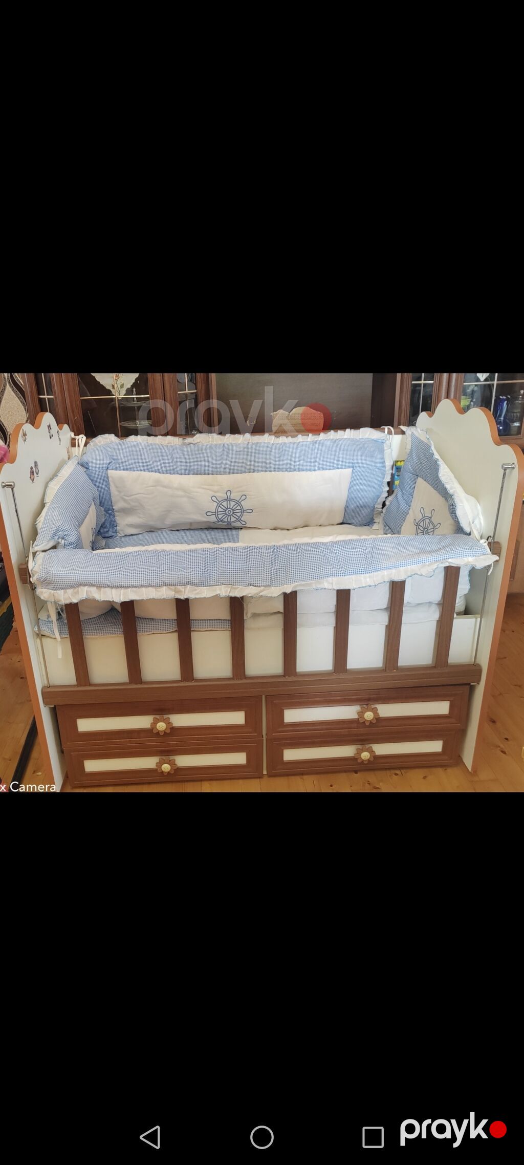 Oğlan və qız üçün, İşlənmiş, Dördbucaq, Beşik, Dəst ilə, Matras ilə, Yellənmə mexanizmi ilə — Bəşikləri, Digah (2)