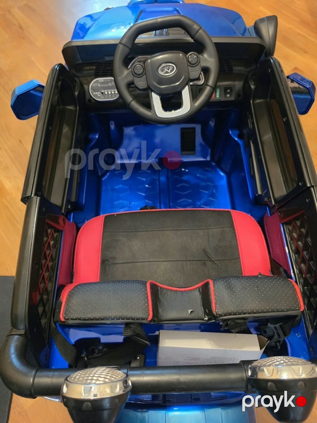 Uşaq üçün elektrikli “Jeep” tipli minik maşını - Korpus: parlaq mavi — Uşaq avtomobilləri, Bakı (4)