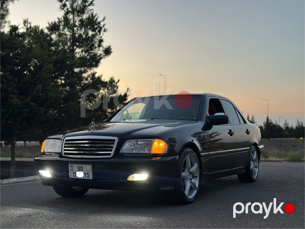 Mercedes C 200, 2.0 L, 1997 il, 555 584 km — Avtomobillər, Şirvan (4)