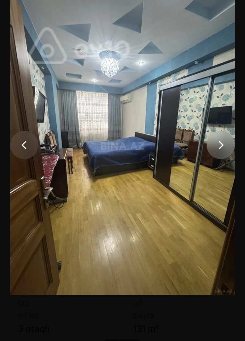 3 otaqlı mənzil, 131 m², Tiblisi prs — kirayə — Mənzil, Bakı (3)