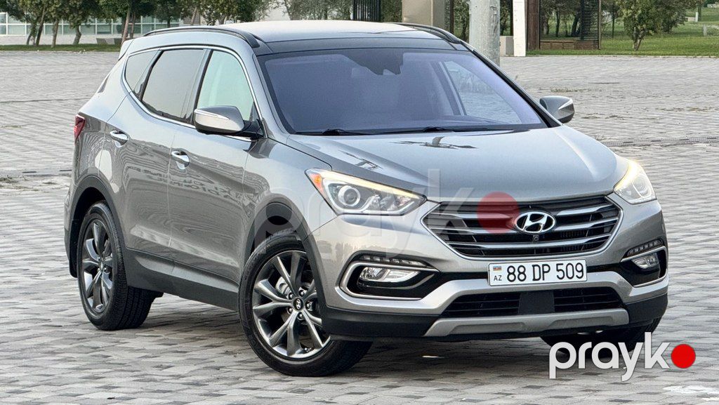 Hyundai Santa Fe, 2.0 L, 2018 il, 126 100 km — Avtomobillər, Bakı (9)