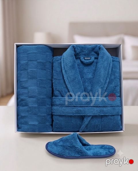 Hamam xələti dəsti kişilər üçün Velora, göy, mikrofiber, ölçü XL — Bakı