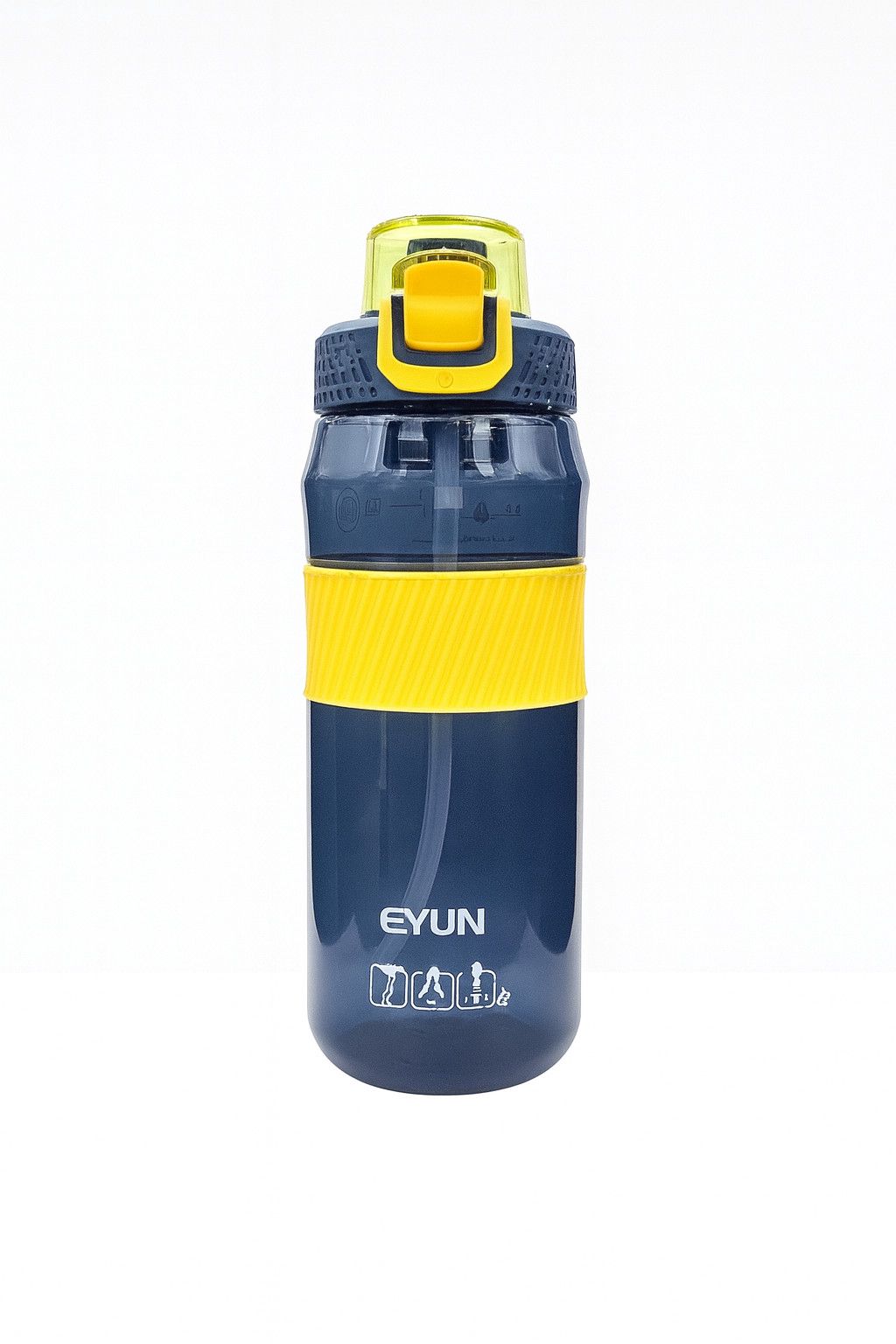 İdman su qabı E-003, sarı/göy, 1.5 l — Mallar, Bakı