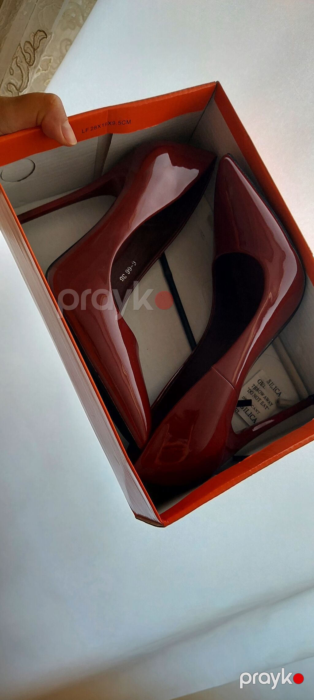 Tuflilər, Ölçü: 38, rəng - Qırmızı, Yeni — Tufl, Bakı (4)