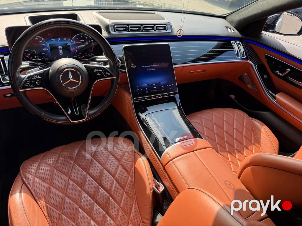 Mercedes S 500 4MATIC, 3.0 L, 2022 il, 39 000 km — Avtomobillər, Bakı (11)