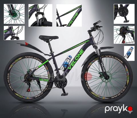 Dağ velosipedi Velone 26" MTB, qara — Bakı