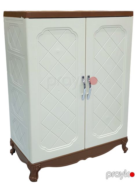 Ayaqqabı üçün şkaf, plastik, krem, 89x72x40 sm — Bakı