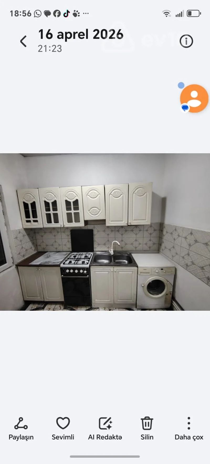 2 otaqlı həyət evi, 41 m², Sulutəpə — kirayə — Ev, villa, Bakı (11)