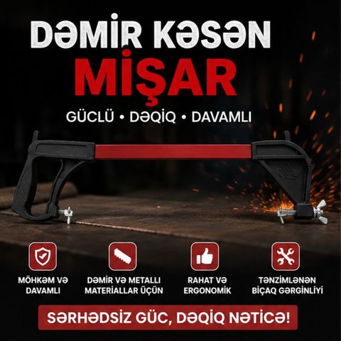Dəmirkəsən mişar, ABS-Plastik/Karbon polad, 300 mm — 15.99 ₼ · Bakı · Mallar Dəmirkəsən mişar, ABS-Plastik/Karbon polad, 300 mm — Bakı
