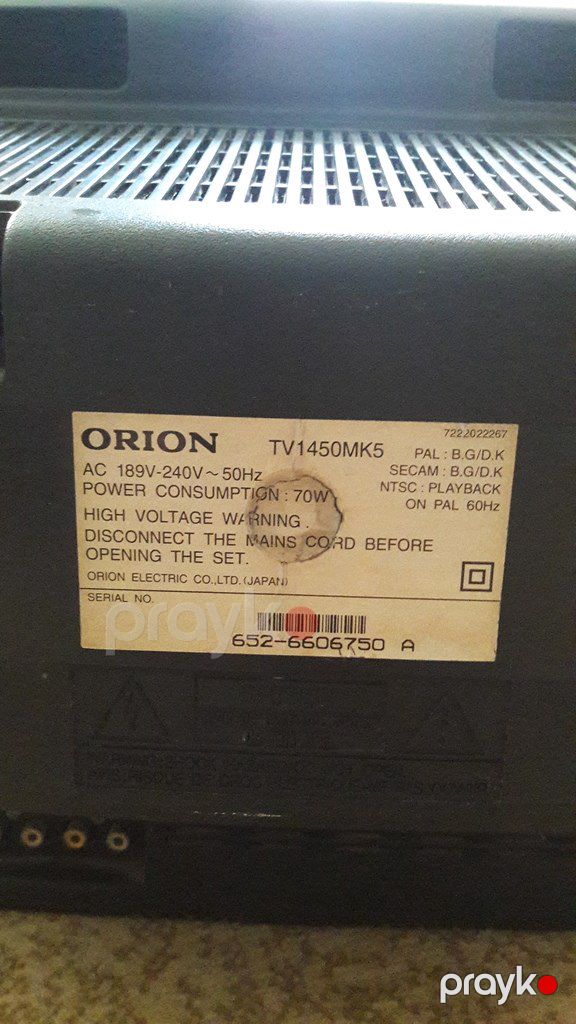 Televizor "Orion" — TV və Video, Bakı (2)