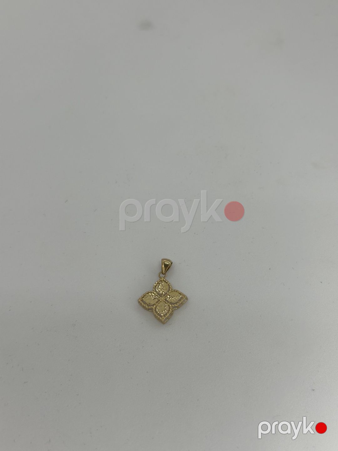 Qadınlar üçün kulon, qızıl 585 əyar, 0.88 q — Mallar, Bakı (2)
