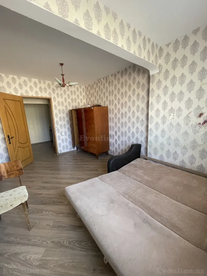 Kirayə verilir 3 otaqlı Mənzil Köhnə tikili 90 m² Bakı, Xətai r., Xalqlar Dostluğu m., Əhmədli — Mənzil, Bakı (4)