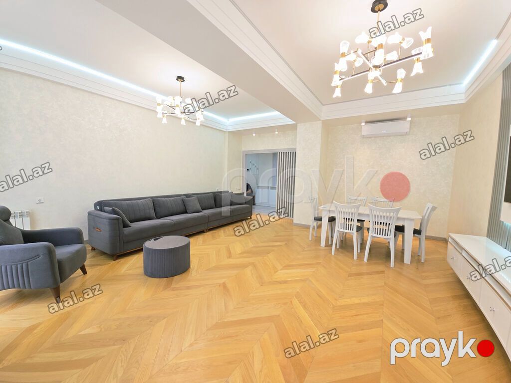 Ağ şəhər, 3 otaqlı, Yeni tikili, m. Xətai, 145 kv. m — Pişiklər, Bakı (3)