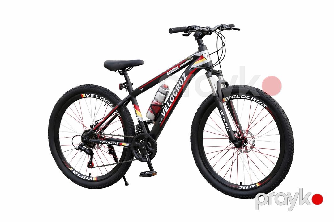 Dağ velosipedi Velocruz MTB, 26", qara/qırmızı — Velosipedlər, Bakı
