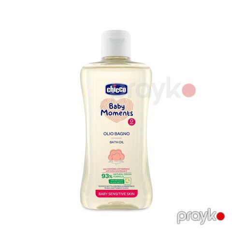 Hamam üçün yağ Chicco Baby Moments həssas dəri üçün,200 ml — Bakı