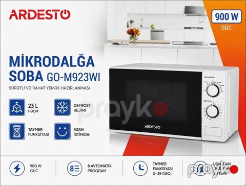 Mikrodalğalı soba Ardesto Məhsul haqqında informasiya Ardesto — Bakı