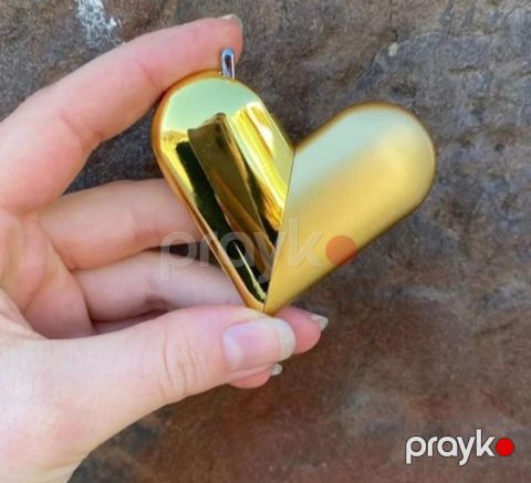 Gold heart Lighter eA007 osk Eras_992266 — Bakı