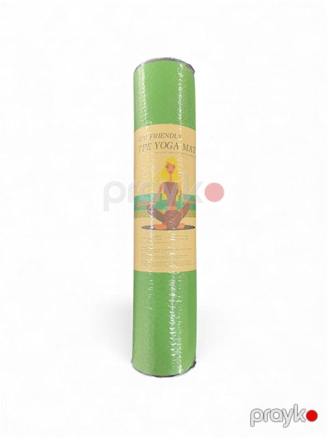 Yoqa üçün mat Eco-Friendly, 183x68 sm, 0.8 mm, yaşıl — Bakı