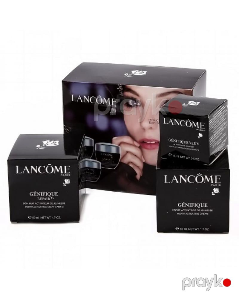 Üzə qulluq dəsti No Brand Advanced Genifique (Gündüz kremi 50 ml + Gecə kremi Repair 50 ml + Göz ətrafı dərisi üçün krem Yeux 15 ml) — Mallar, Bakı