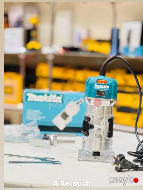 Makita kənar frezə (trimmer) – ağac emalı və mebel işləri üçün kompakt — Digah