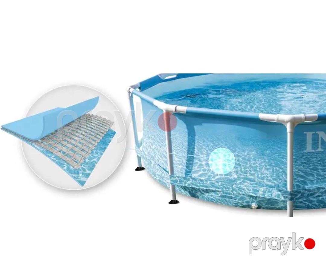 Karkaslı hovuz Intex TECH_28208_52, mavi, 305x76 sm, 4485 L — Hovuzlar, Bakı (3)