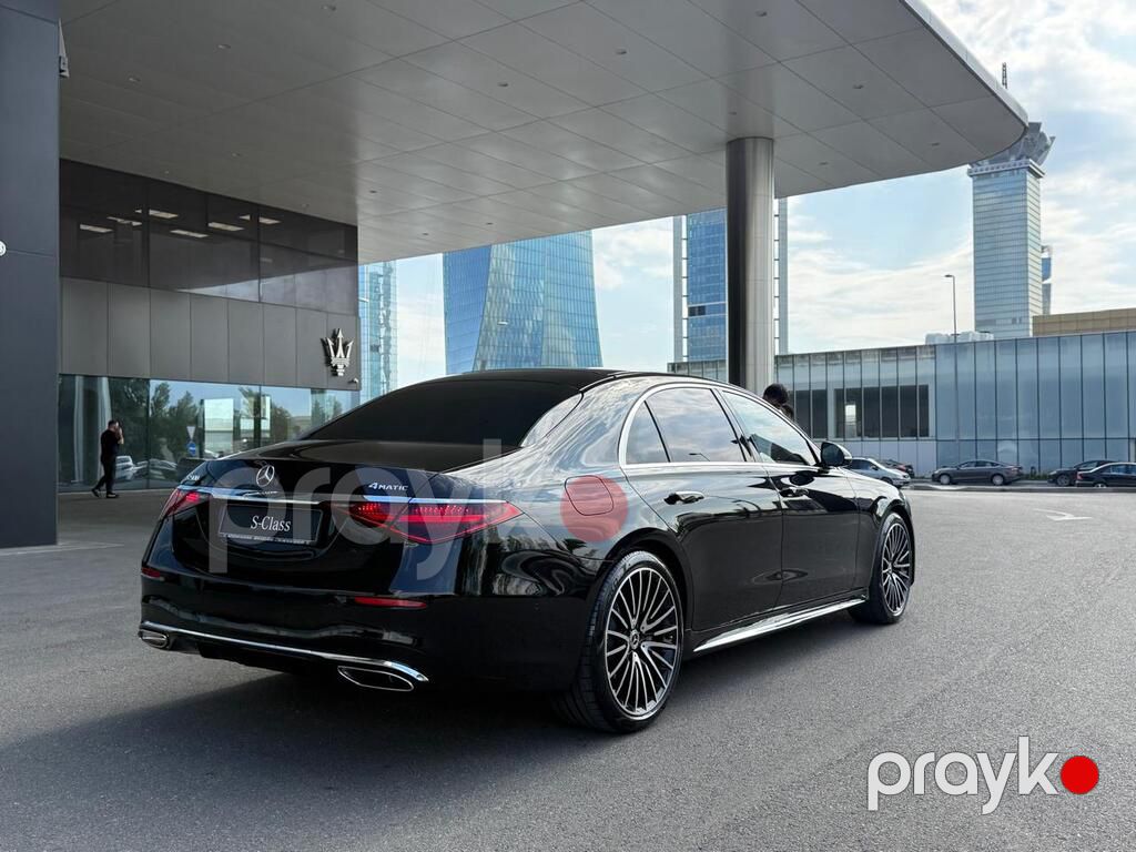 Mercedes S 500 4MATIC, 3.0 L, 2022 il, 39 000 km — Avtomobillər, Bakı (7)