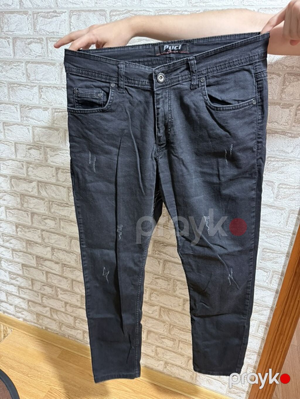 Kişi şalvarları – 2 model 1) Tünd boz/qaraya çalan jeans — Şalvar, Sumqayıt (2)