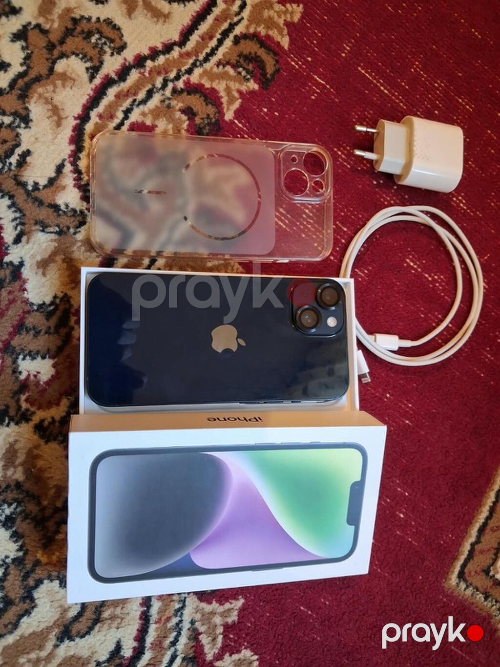 IPhone 14, 128 GB, Qara, Simsiz şarj — Apple iPhone, Biləsuvar (3)