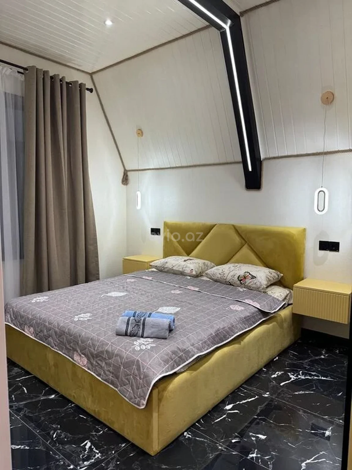 Kirayə 3 otaqlı A-frame Mərdəkan qəsəbəsində — Ev, villa, Bakı (4)