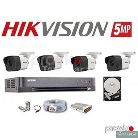 Hikvision Videomüşahidə sistemi — Bakı