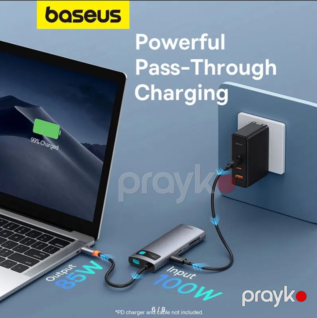 TypeC 4K HUB "Baseus 7in1" — Periferik cihazlar, Bakı (5)