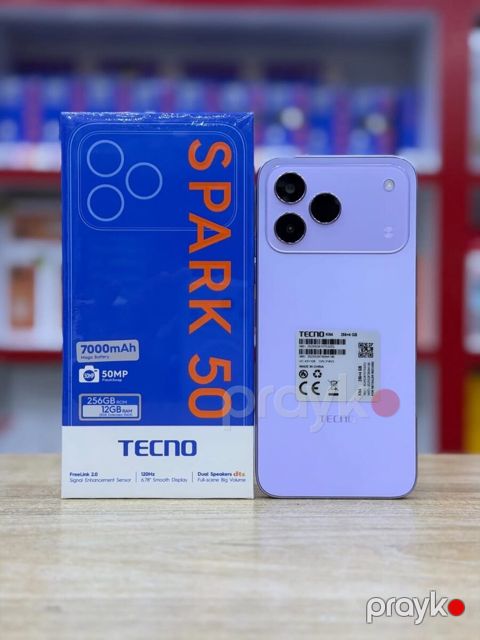 Tecno Spark 50 Fantasy Purple 256GB/8GB — Bakı