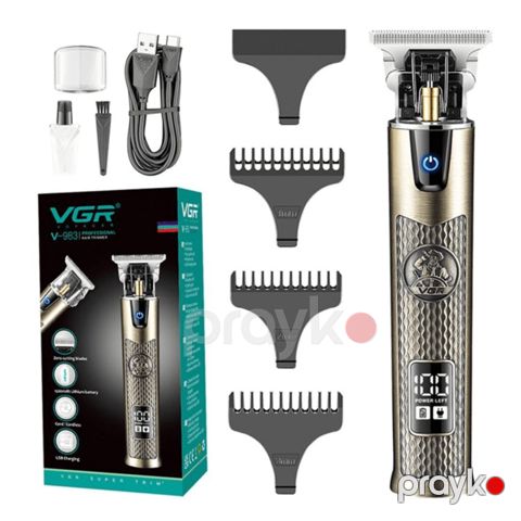 Trimmer VGR 983 - 1500mAh / 200 Dəqiqə / 2 Sürət 6500-7000RPM — Bakı