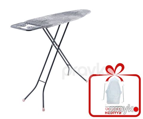 Ütü masası Perilla Eco Class, 33x105 sm, ütü altlığı ilə — Bakı